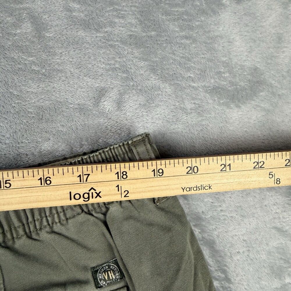Van Heusen Olive Green Cargo Shorts Men’s Size 38 Military Utility Cotton - Picture 6 of 7